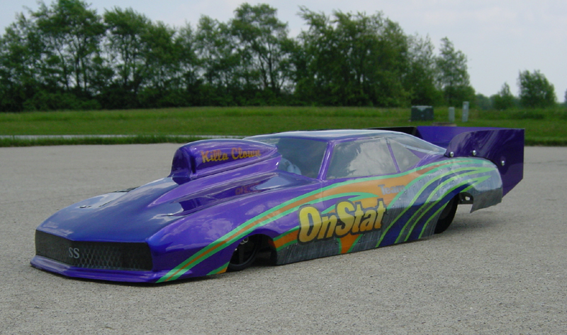 rc pro stock drag car